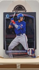 2025 Bowman Draft Yolfran Castillo Chrome #BDC-107 Rangers
