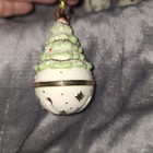 Vintage Lenox Ornament Set~Mini Sleigh Bells~Porcelain~Christmas~Gold Trim — photo 10