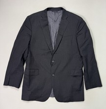 Brooks Brothers Suit Jacket Mens 41L Regent Wool Blazer Estrato Grey Luxury
