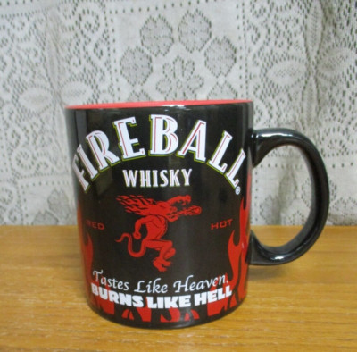 Fireball Whiskey 20oz Coffee Mug - Tastes Like Heaven Burns Like Hell - 2017