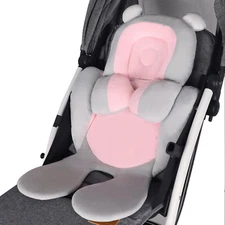 Infant Car Seat Insert, Baby Carseat Head & Body Support for Newborn, 2-In-1 Rev