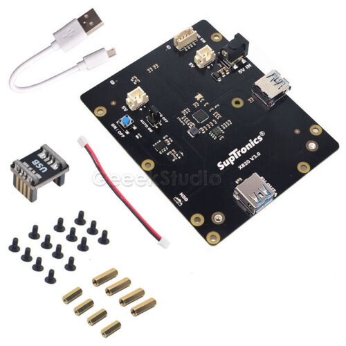 Raspberry Pi 3B+ / 3B X820 V3.0 2.5 inch SATA HDD/SSD Storage Expansion Board - 第 1/6 張圖片