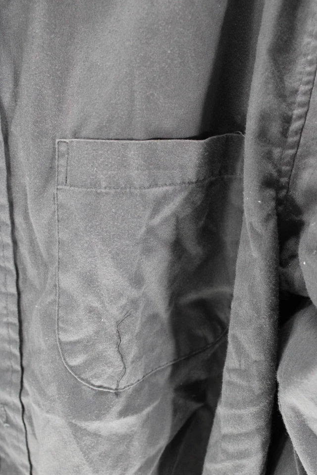 Camisa de vestir Blue Generation manga larga gris oscuro talla grande Foto 4 de 4