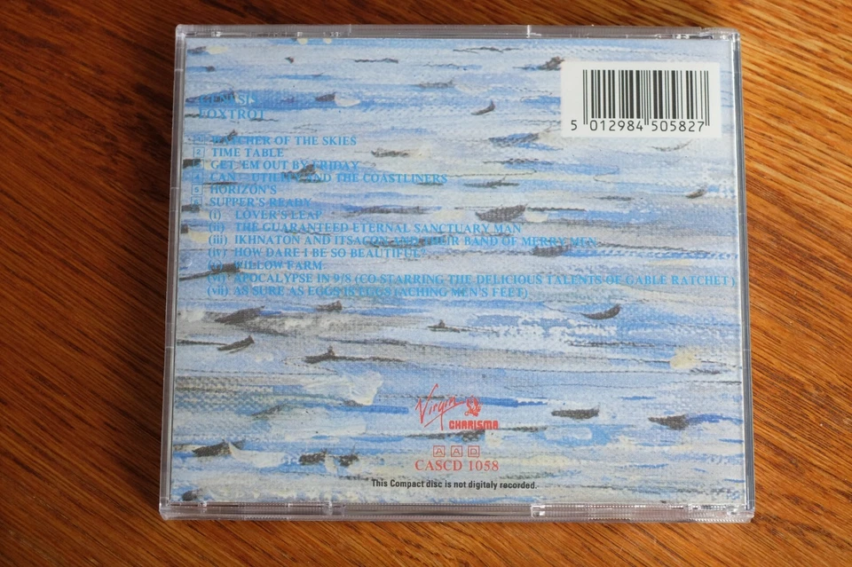 CD - Genesis - Foxtrot - CASCD 1058 - NIMBUS - Bild 2 von 3