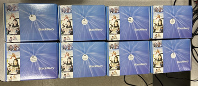 Lot of 8 Blackberry 7290 Wireless Handheld PDA Cellphones in Box-Rare