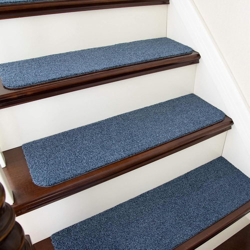 Stair Treads Non-Slip 15Pcs Carpet Mat 28Inx9In Indoor Stair Runners for Wooden