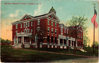 PC FREEMASONRY, MASONIC HOME, TAPPAN, NY, VINTAGE POSTCARD (B57364)