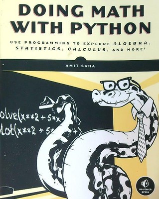 DOING MATH WITH PYTHON SAHA AMIT NO STARCH PRESS 2015  BROSSURA
