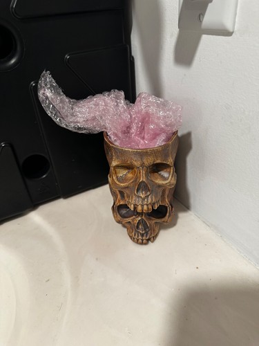 Skull coffee, cup, and Expresso shot glass. Hand made - Picture 6 of 15