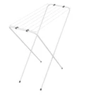6M Drying Rack Drying Rack Foldable White Metal Caravan Balcony Laundry