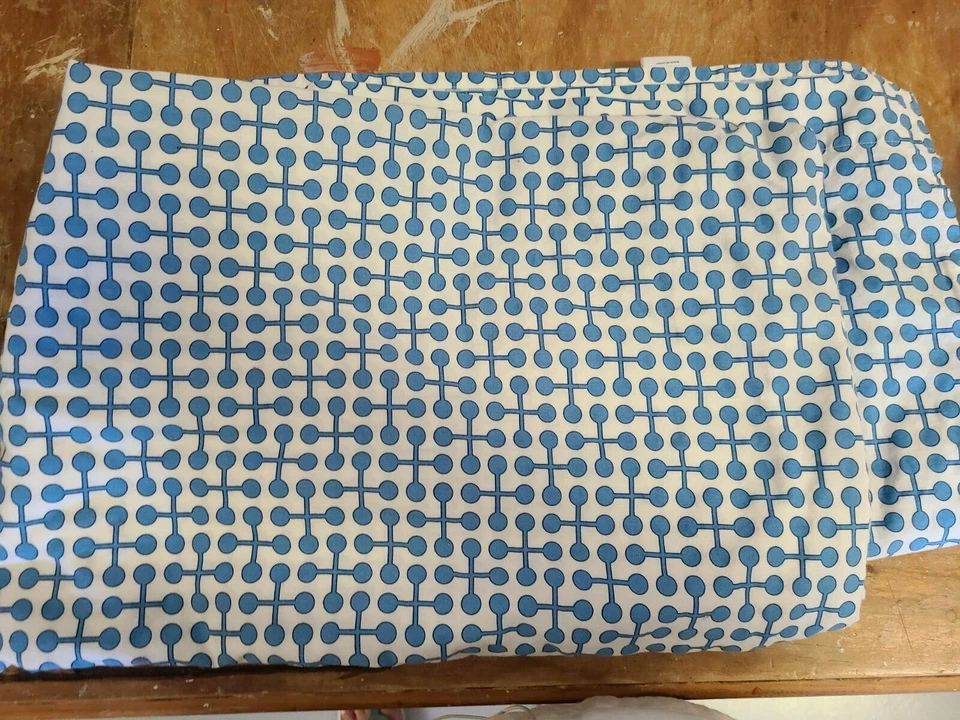 Sábana plana doble Happy Chic de Jonathan Adler "Blue Jacks" Foto 2 de 4