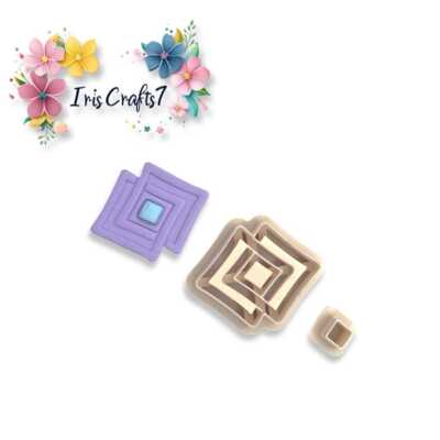 Strata Polymer Clay Cutter | 3D-gedrucktes Ohrringwerkzeug | PLA PETG | IrisCrafts7 UK