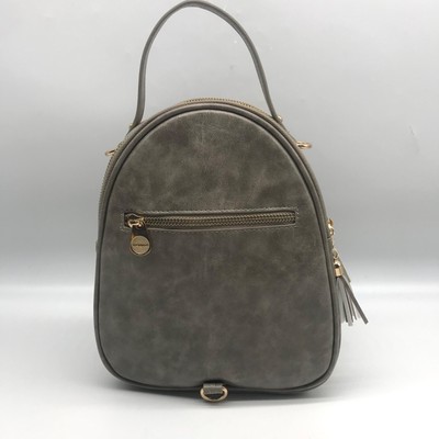 Aphison Forever Sunshine Gray Leather Mini Backpack | eBay display picture 3