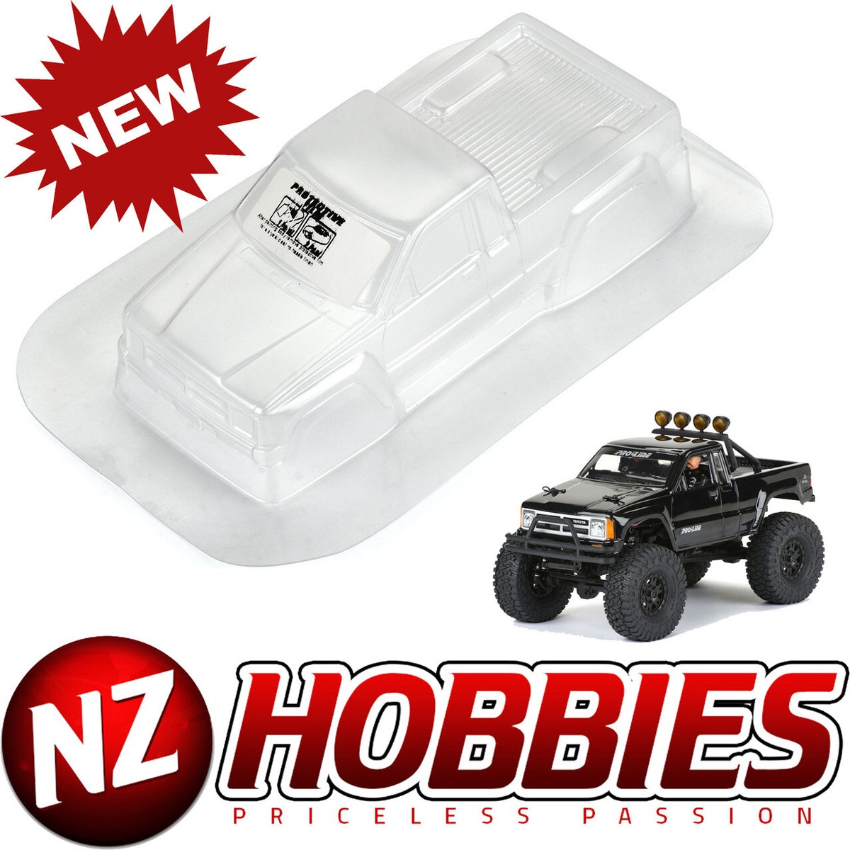 Pro-Line 1985 Toyota HiLux SR5 Clear Body: SCX24 # PRO363600 | eBay