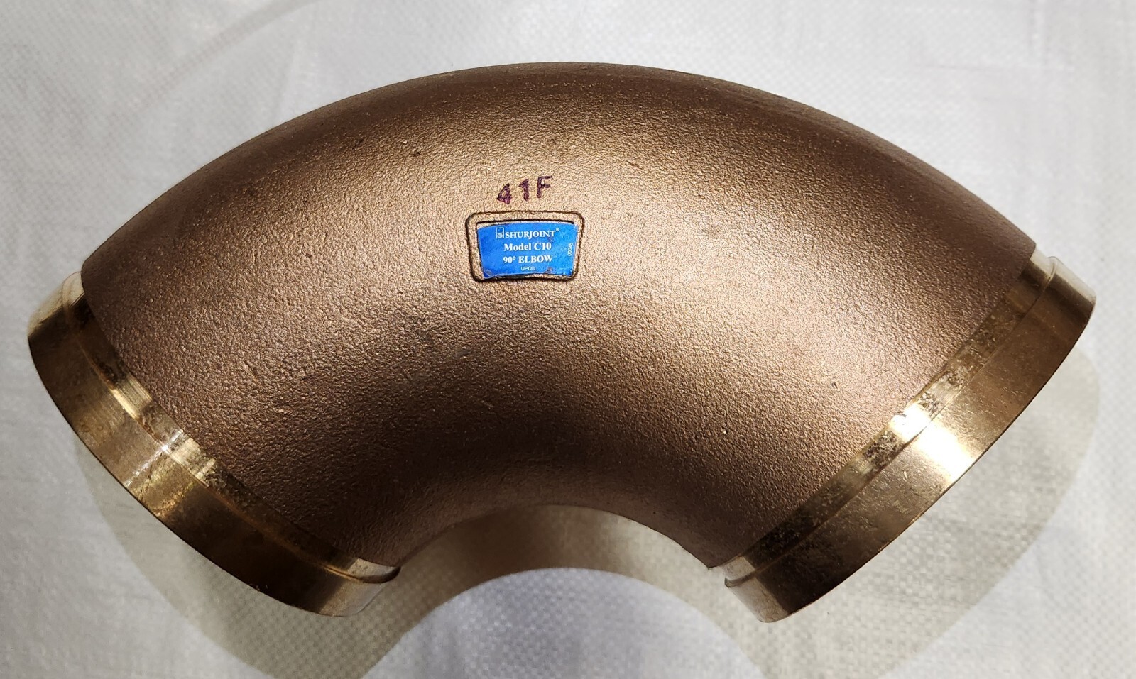  6" GROOVED COPPER ELBOW   MODEL-C10