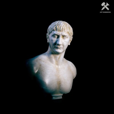 Busto de Trajano 7,8 inch/20 cm de altura. Decoracion elegante para el hogar