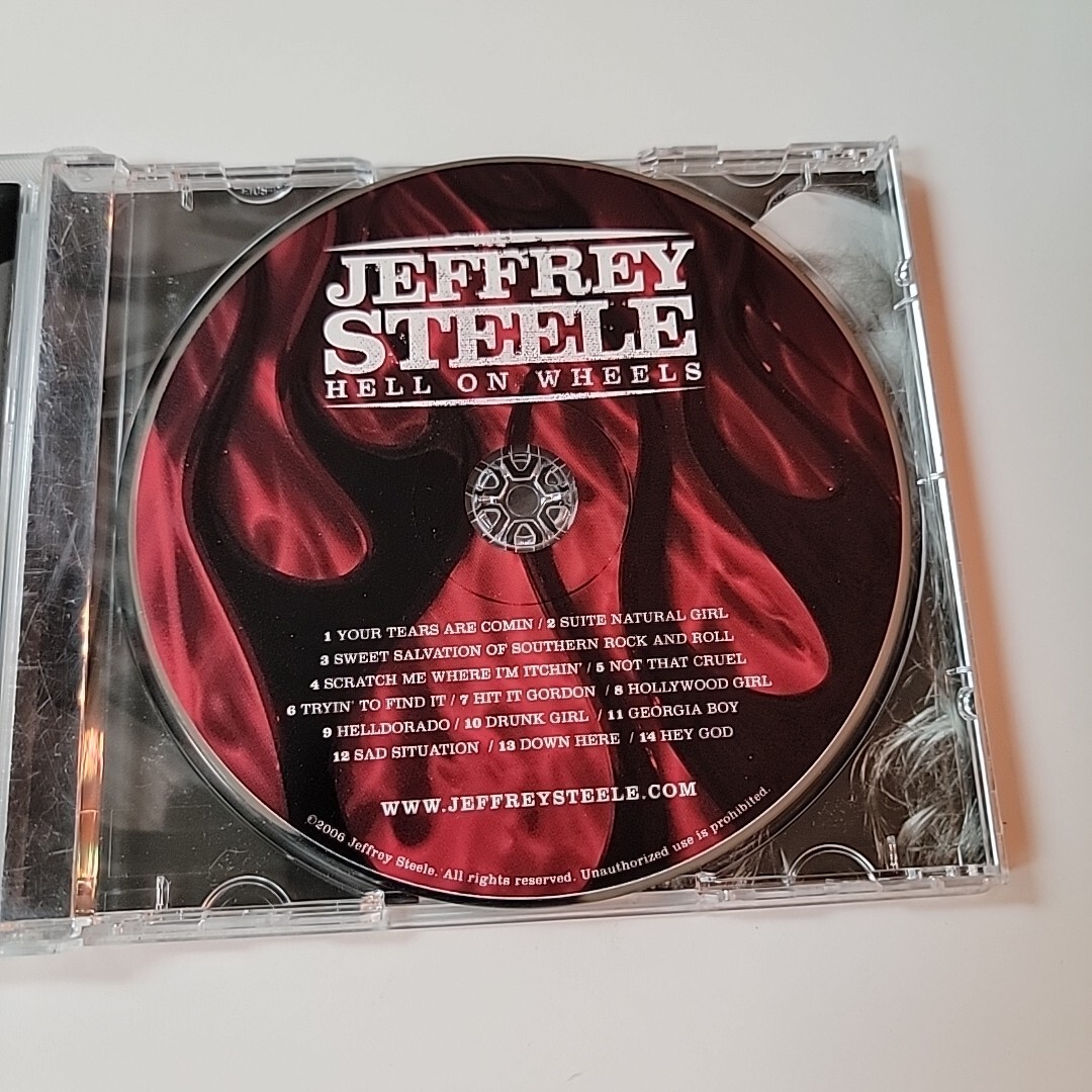 Jeffrey Steele Hell on Wheels CD - Autographed Signed Cover - RARE