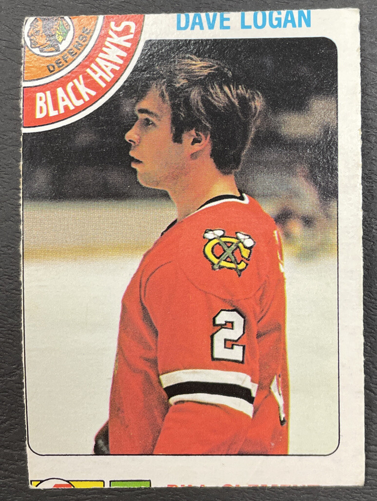 1978-79 O-Pee-Chee OPC Hockey - #343 Dave Logan RC - Chicago