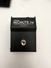 Whirlwind Microphone Mute Foot Pedal Mic Mute Pm Switch Box Made Usa