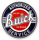 Vintage Replica Tin Metal Sign Buick Motor Chevy Valve In Head Service Round 185