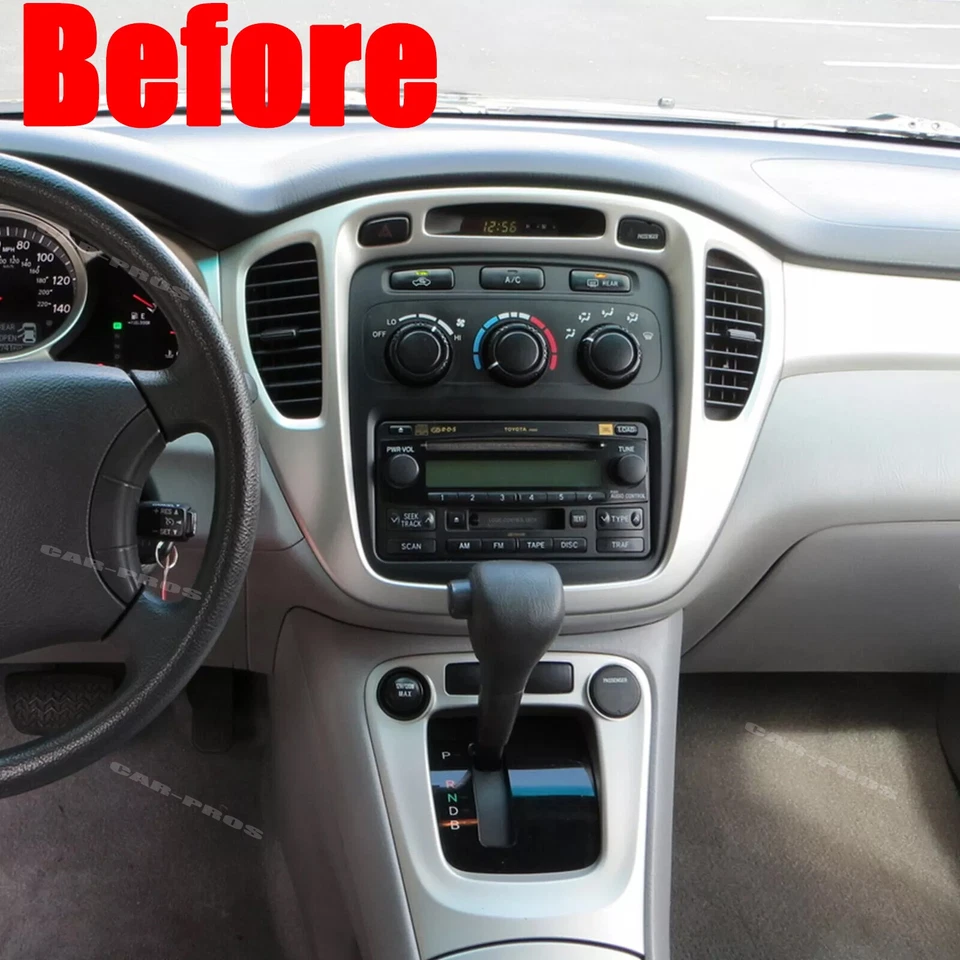 Radio de coche GPS WIFI para Toyota Highlander 2001-2007 7" Apple CarPlay Android 13 Foto 2 de 4