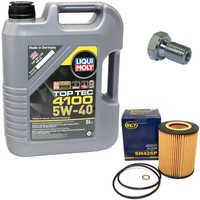 MotoröL ÖLfilter SH426P 5W40 5 Liter + ÖLablassschraube FüR Bmw E36 E39 E46