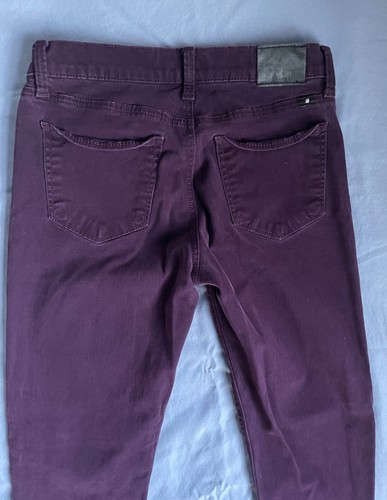 Lucky Brand Brooke Legging Jean Women's 6/28 Purple Mid Rise Dark Wash 5-Pocket - Picture 10 of 11