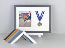 Medal display Frame with Apertures for Medal & Photo. 30x40cm