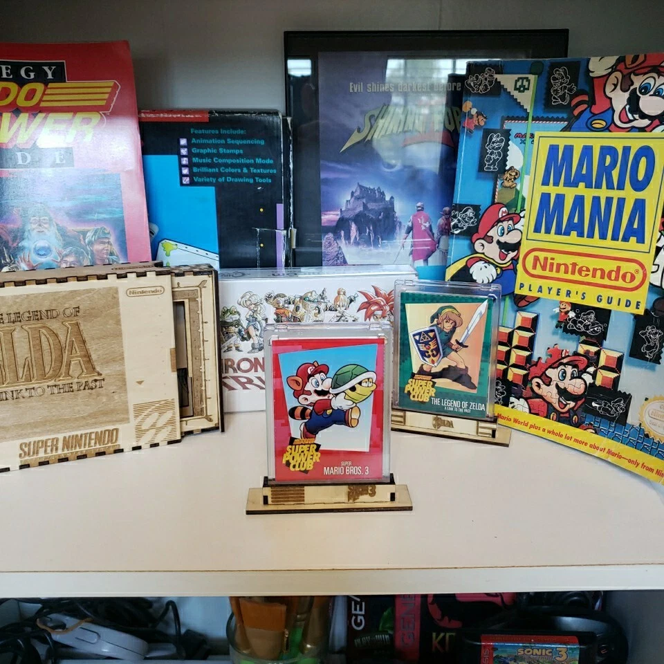 Super Mario Bros 3 NES Video Game Card Display Art Decor Game Room Home Office - Image 2 of 4