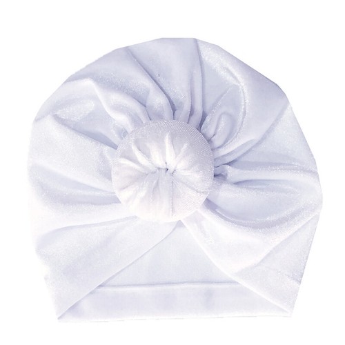 Baby Velvet Hats Turban Solid Infant Cap Beanies Girls Boys Head Wraps Bonnet - Picture 4 of 23