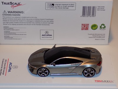 1/43 True Scale Models TSM Acura Honda NSX 2012 Concept TSM124385