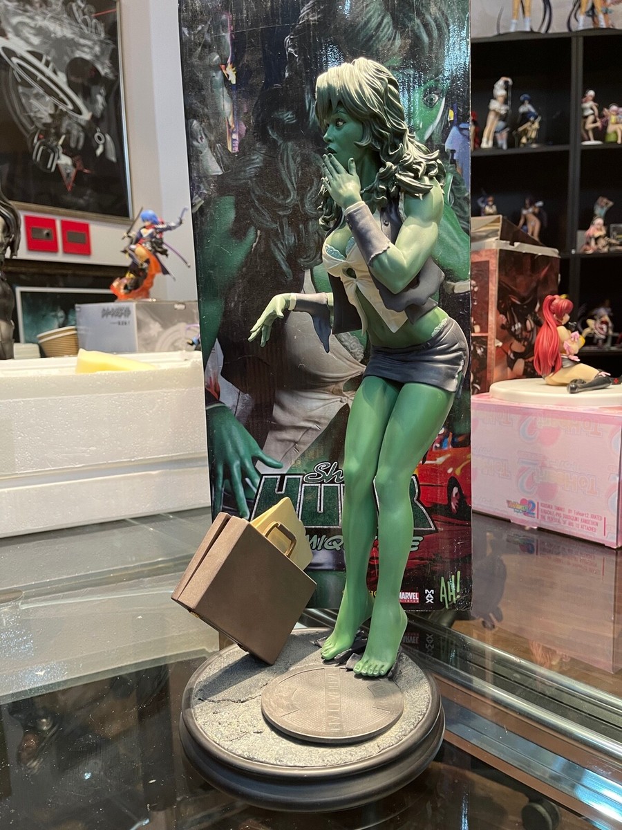 サイドショウ サヴェージ シーハルク SIDE SHOW Marvel Women of Marvel: Savage She-Hulk Polystone Statue by