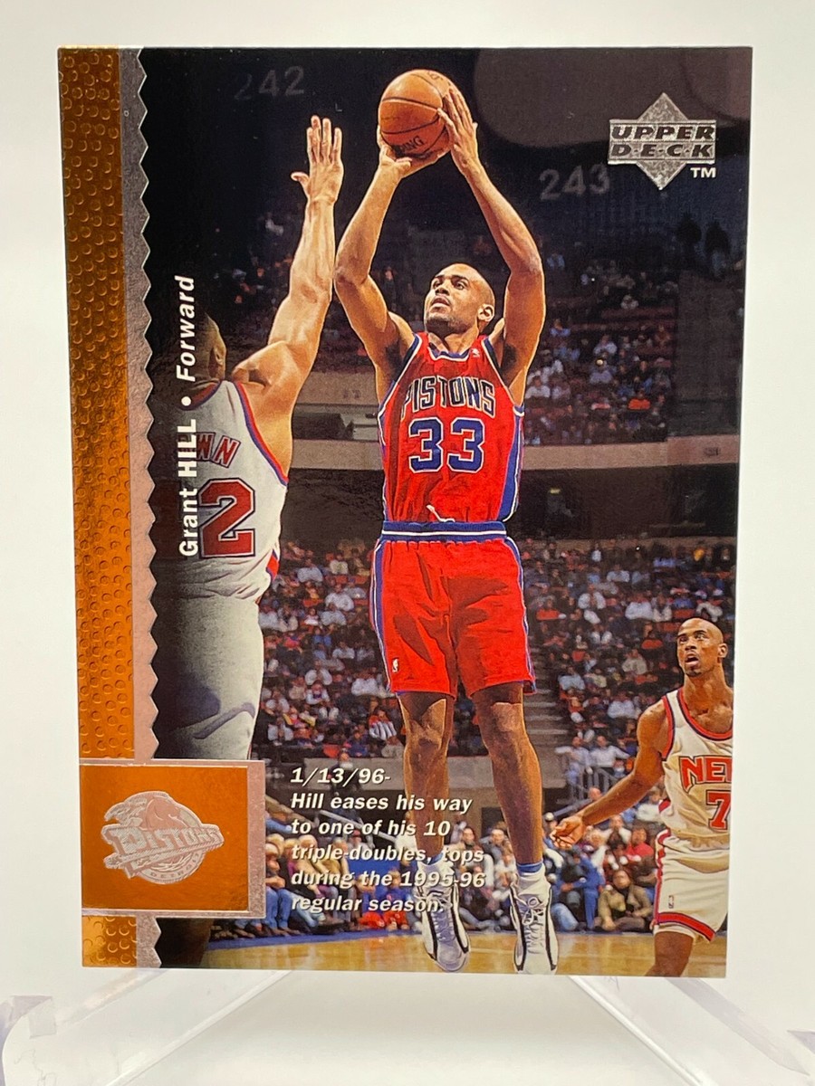 1996 Upper Deck NBA Basketball Card #34 Grant Hill #33 Detroit
