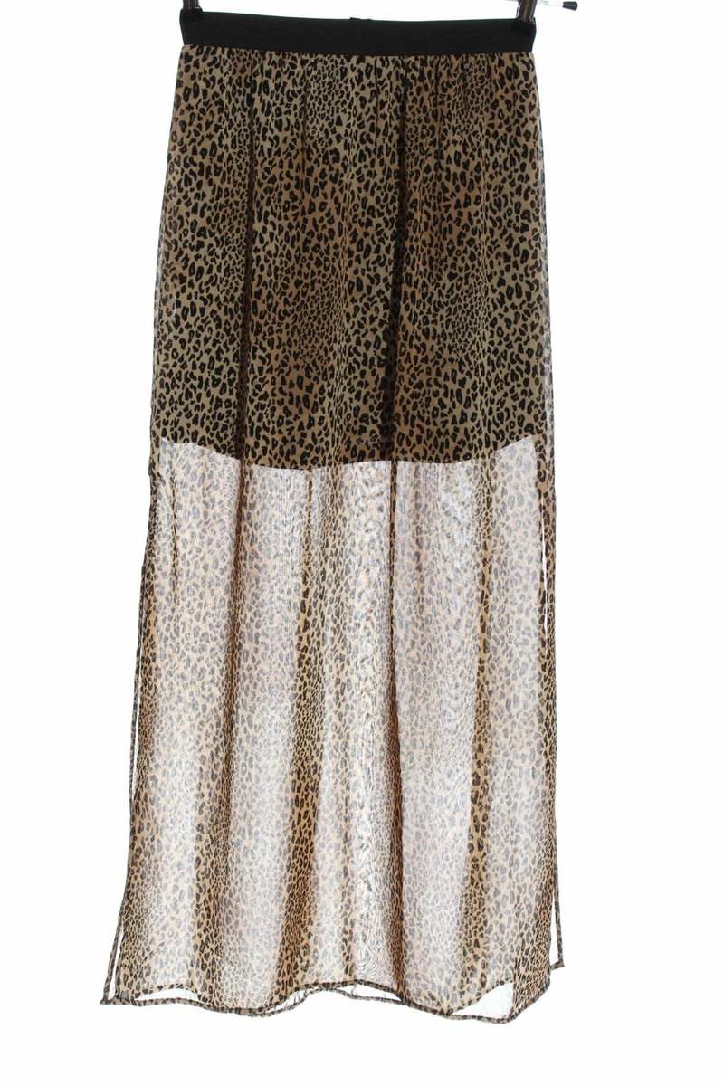 H M DIVIDED Gonna midi Donna Taglia IT 40 marrone nero stile casual