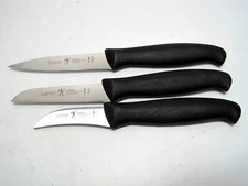 Set of 3 - J A Henckels International 11210-060,  080, 090 Paring/Peeling KNIVES