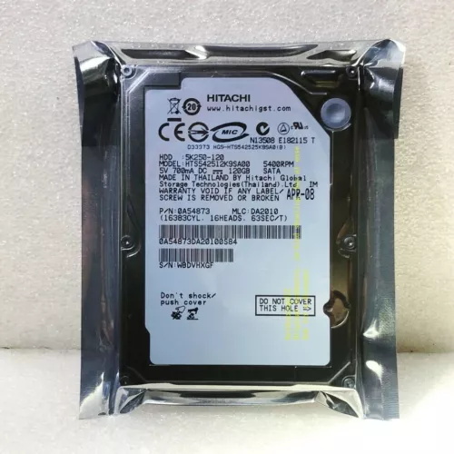 Hitachi HTS542512K9SA00 5K250-120 5400RPM 2.5 SATA Laptop Hard Drive