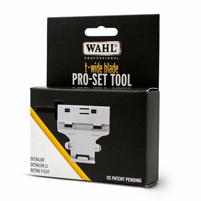 Wahl T-Wide Blade PRO-SET TOOL Adjusts your trimmer blades Detailer, Retro T-Cut