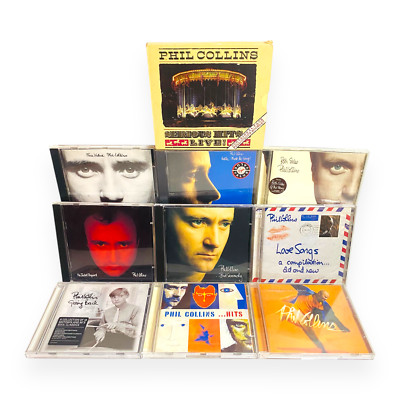Phil Collins (10x CD Konvolut) Hits, Going Back, But Seriously, No Jacket Required