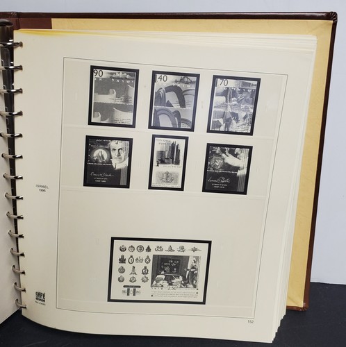 Set of 3 Empty Israel Safe Hingeless Albums with Slipcases 1986-2007 - Photo 8/14