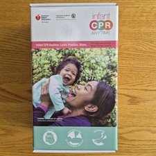 Infant CPR Anytime Training Kit AHA American Heart Association Baby Manikin DVD