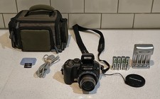 Olympus SP-560UZ 8MP 18x Zoom Digital Camera  XD Memory, Batteries TESTED MINT