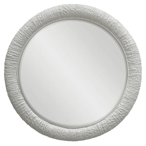Uttermost 08168 Mariner 38-1/2" W x 5" H Circular Framed Bathroom - White - Picture 1 of 4