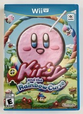 Kirby and the Rainbow Curse Nintendo Wii U Game Complete MINT