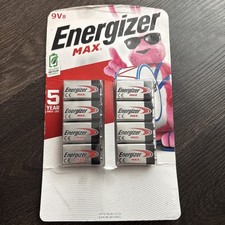 Energizer MAX Alkaline 9 Volt Batteries, 8-Pack