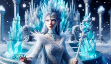 Digital Art Pictures Snow Queen Illustration Wallpaper Desktop Background Decor