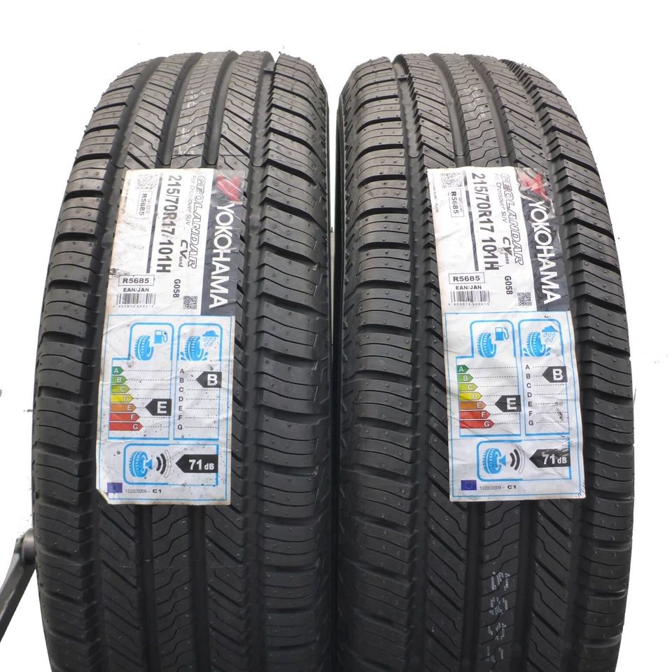 215 70 17 4x Yokohama 215/70 R17 101H Geolandar Cv Pneumatico Estivo M+S 2021 - Immagine 3 di 4