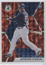 2021 Panini Mosaic Rookie Reactive Red Mosaic Prizm Estevan Florial #247 0ps7