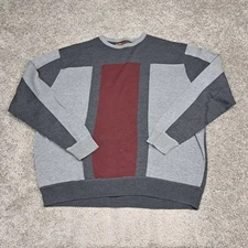 Perry Ellis Men's Sweater Striped Brown 2X-Large