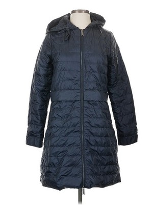 Zara Basic Women Blue Coat XS