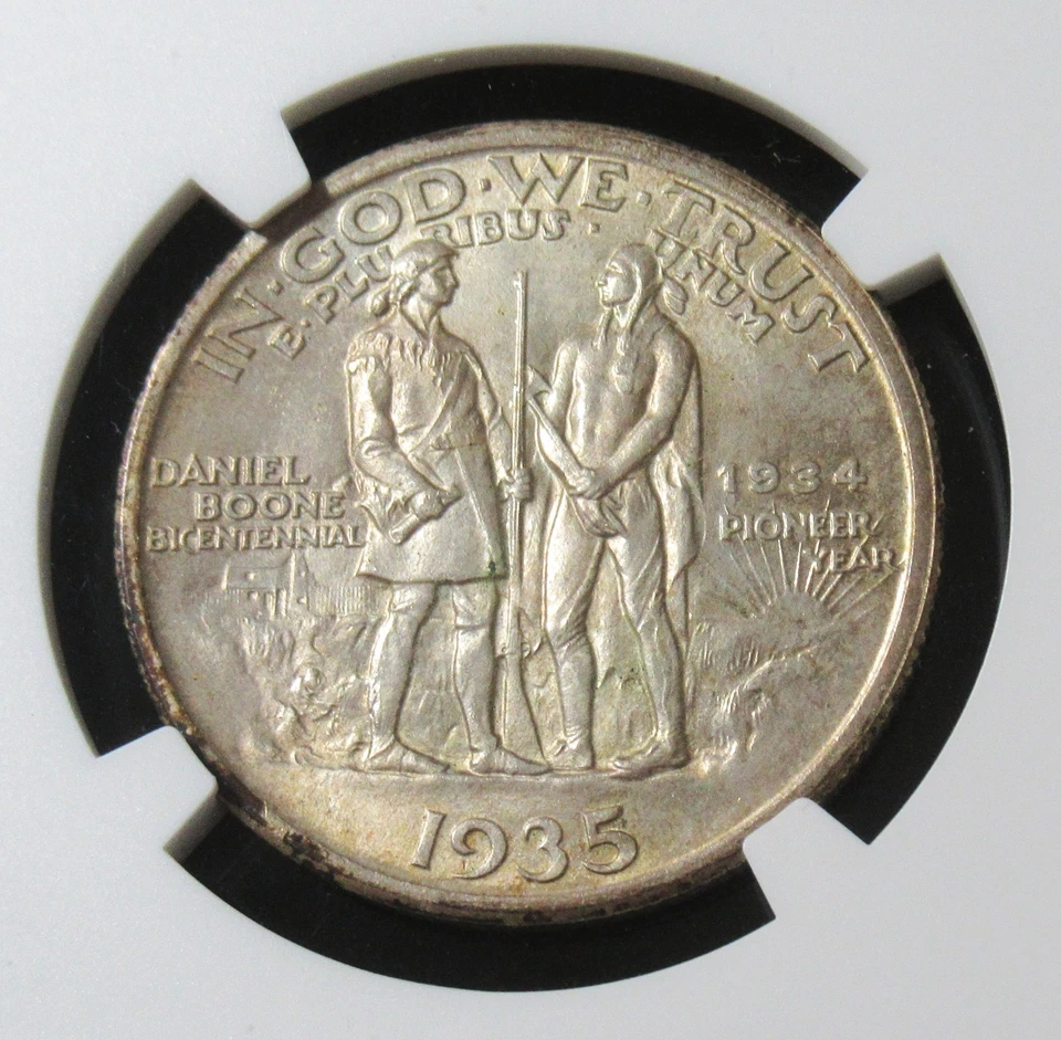 1935/1934 50C Boone MS64 NGC Mintage: 10,008 - Image 2 of 4